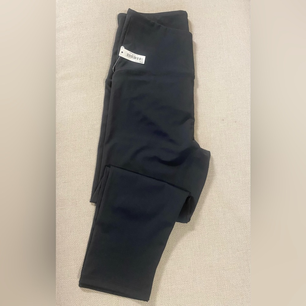 Yoga Pants • Tummy Control High Waisted • 7/8 Length for Workout • Black